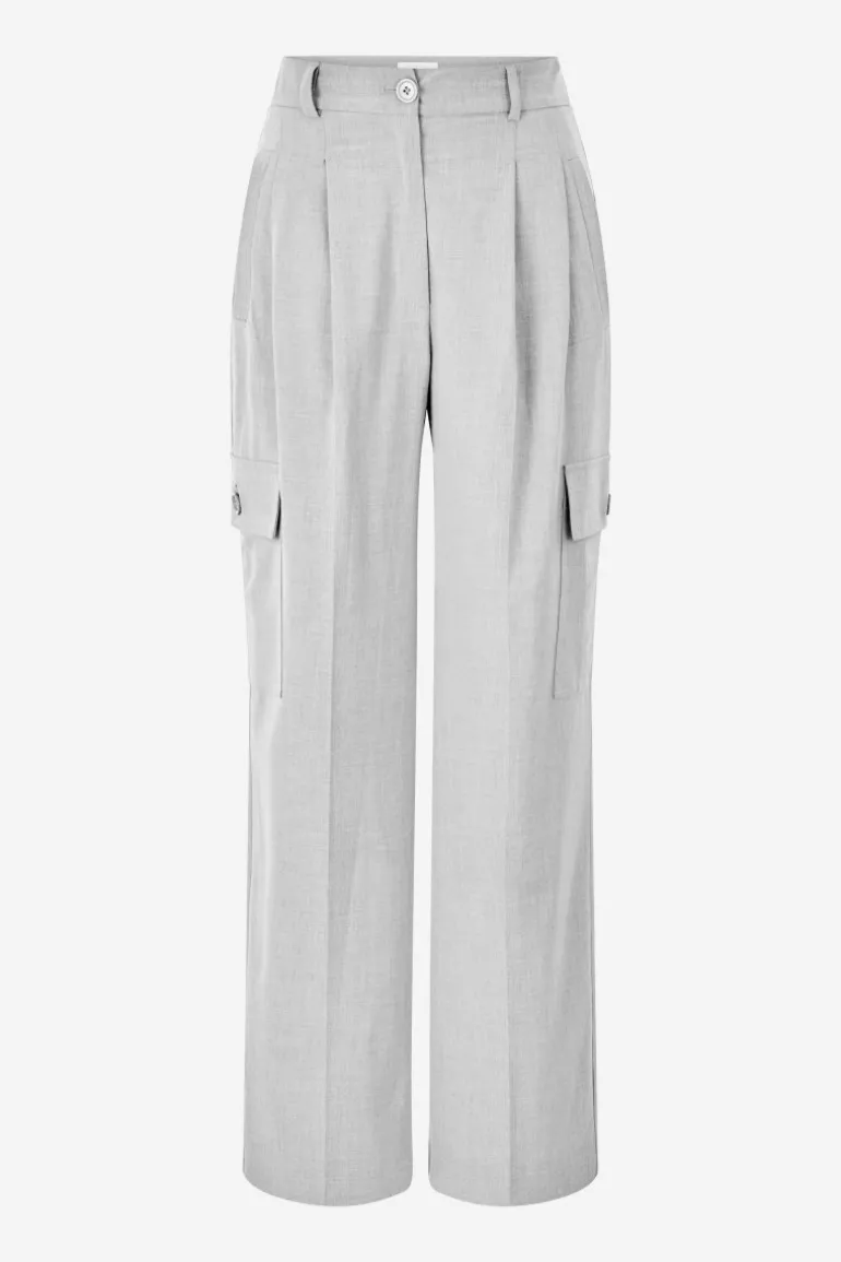 Anzughose Mit Cargo-Details