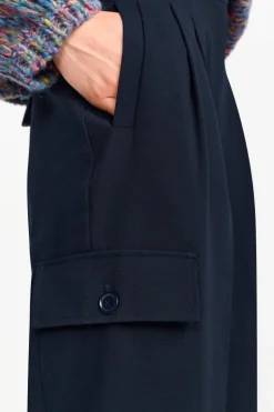 Anzughose Mit Cargo-Details