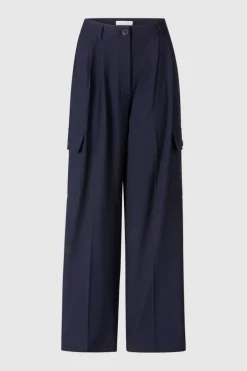 Anzughose Mit Cargo-Details