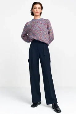 Anzughose Mit Cargo-Details