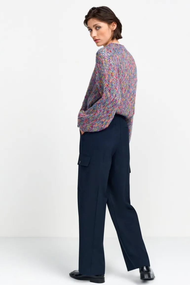 Anzughose Mit Cargo-Details