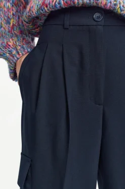 Anzughose Mit Cargo-Details