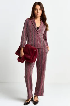 Blazer Mit Glitzereffekt