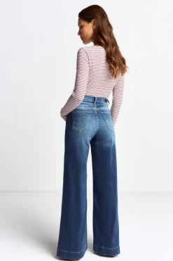 Bodycon-Longsleeve Mit Streifen