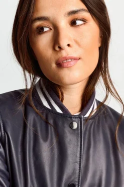 Bomberjacke Aus Leder