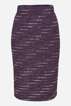 Bouclé-Rock In Midilänge