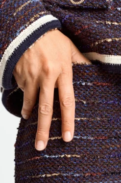 Bouclé-Rock In Midilänge