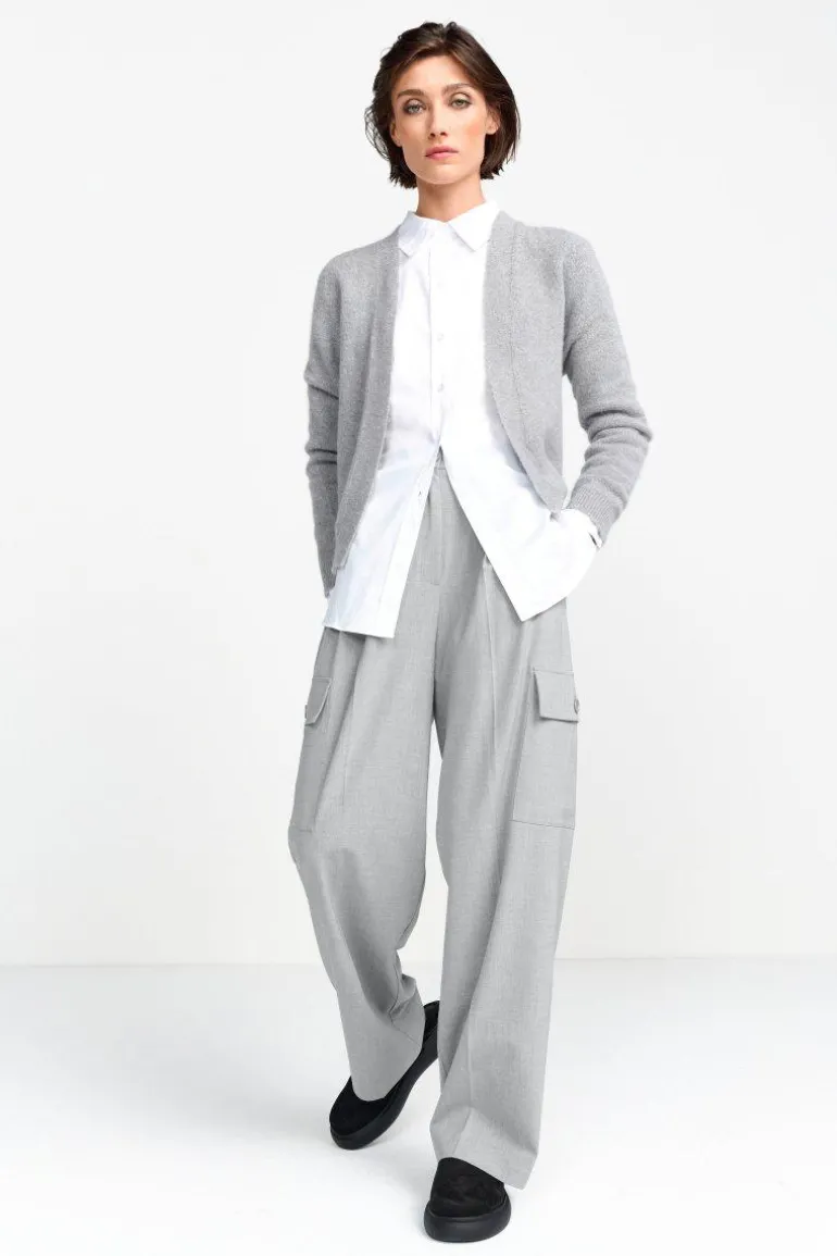 Cardigan In Softem Wollmix