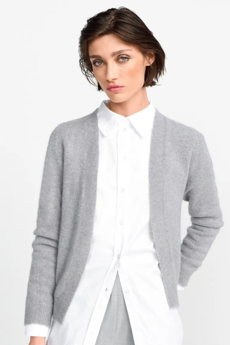 Cardigan In Softem Wollmix