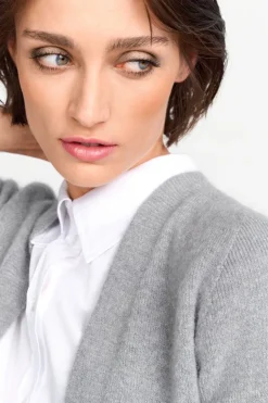 Cardigan In Softem Wollmix