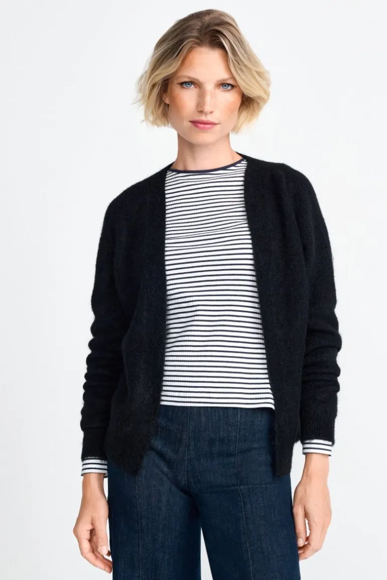 Cardigan In Softem Wollmix