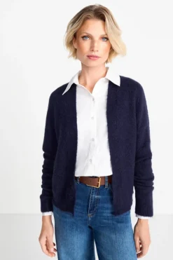 Cardigan In Softem Wollmix