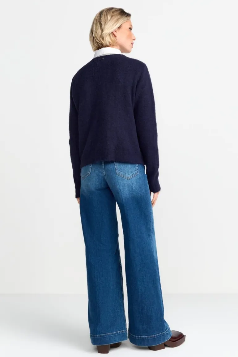 Cardigan In Softem Wollmix