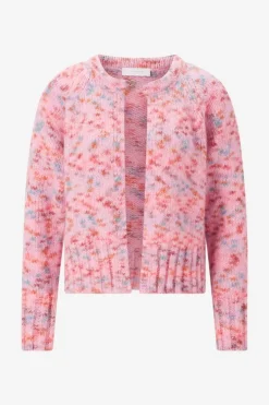 Cardigan In Zartem Pink