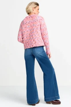 Cardigan In Zartem Pink