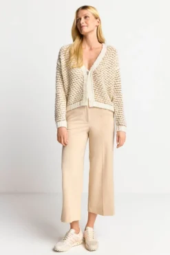 Cardigan Mit Perlmuttknopf