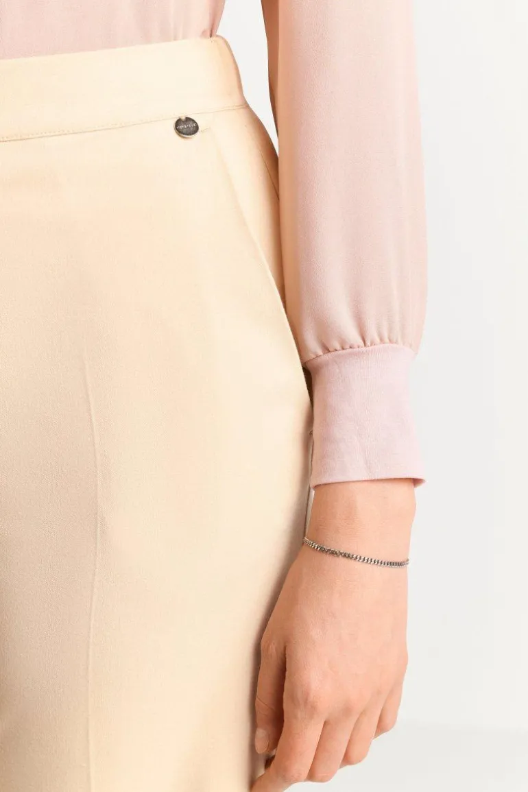 Culotte Mit Bügelfalte