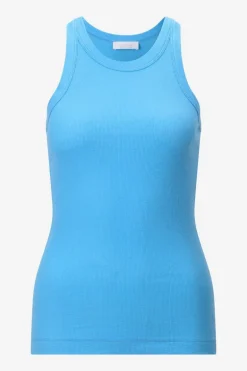 Figurbetontes Rib-Top In Cruise Blue