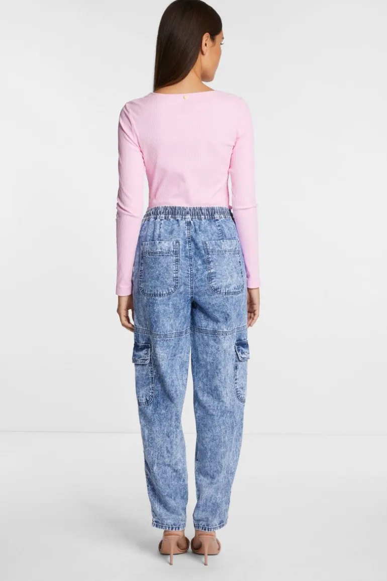 Geripptes Longsleeve