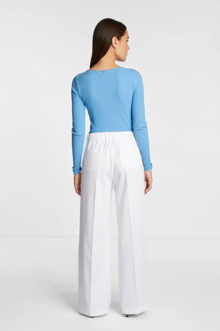 Geripptes Longsleeve