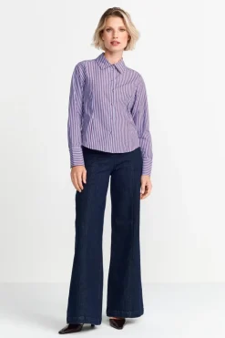 Gestreifte Hemdbluse