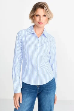 Gestreifte Hemdbluse
