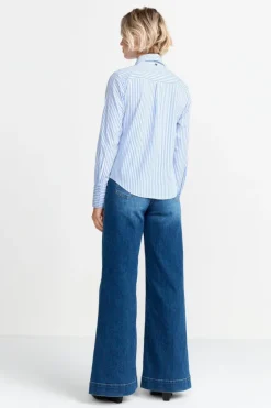 Gestreifte Hemdbluse