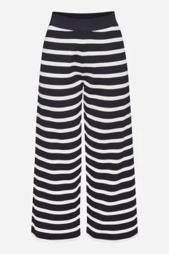 Gestreifte Strick-Culotte