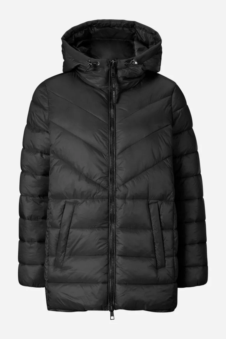 Glänzende Steppjacke