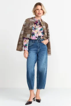 Hemdkragenbluse Mit Blumenprint