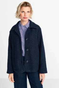 Jacke Mit Breitem Umlegekragen