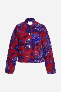 Jacke Mit Floralem Muster