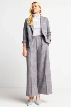 Karierte Culotte Aus Wollmix