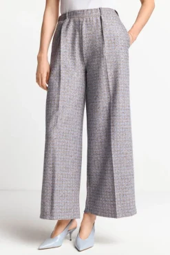 Karierte Culotte Aus Wollmix