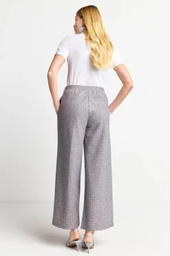 Karierte Culotte Aus Wollmix