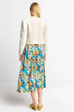 Kurze Jacke Mit Fransiger Struktur