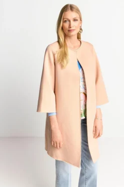 Leichter Mantel Mit 3/4-Ärmeln