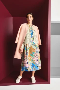 Leichter Mantel Mit 3/4-Ärmeln