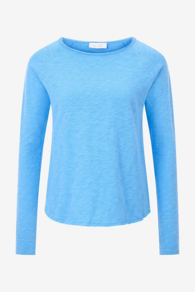 Longsleeve Aus Baumwolle Mit Offenen Kanten