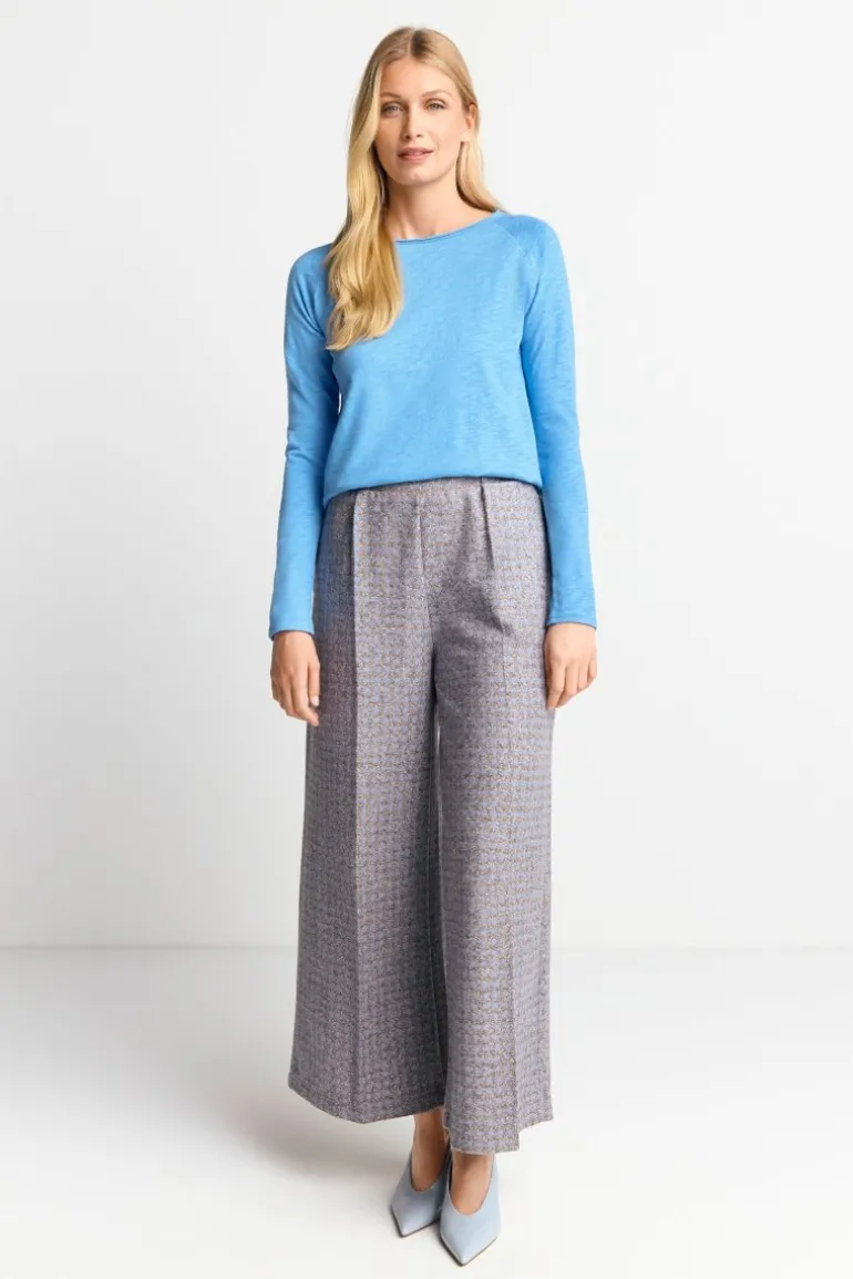 Longsleeve Aus Baumwolle Mit Offenen Kanten