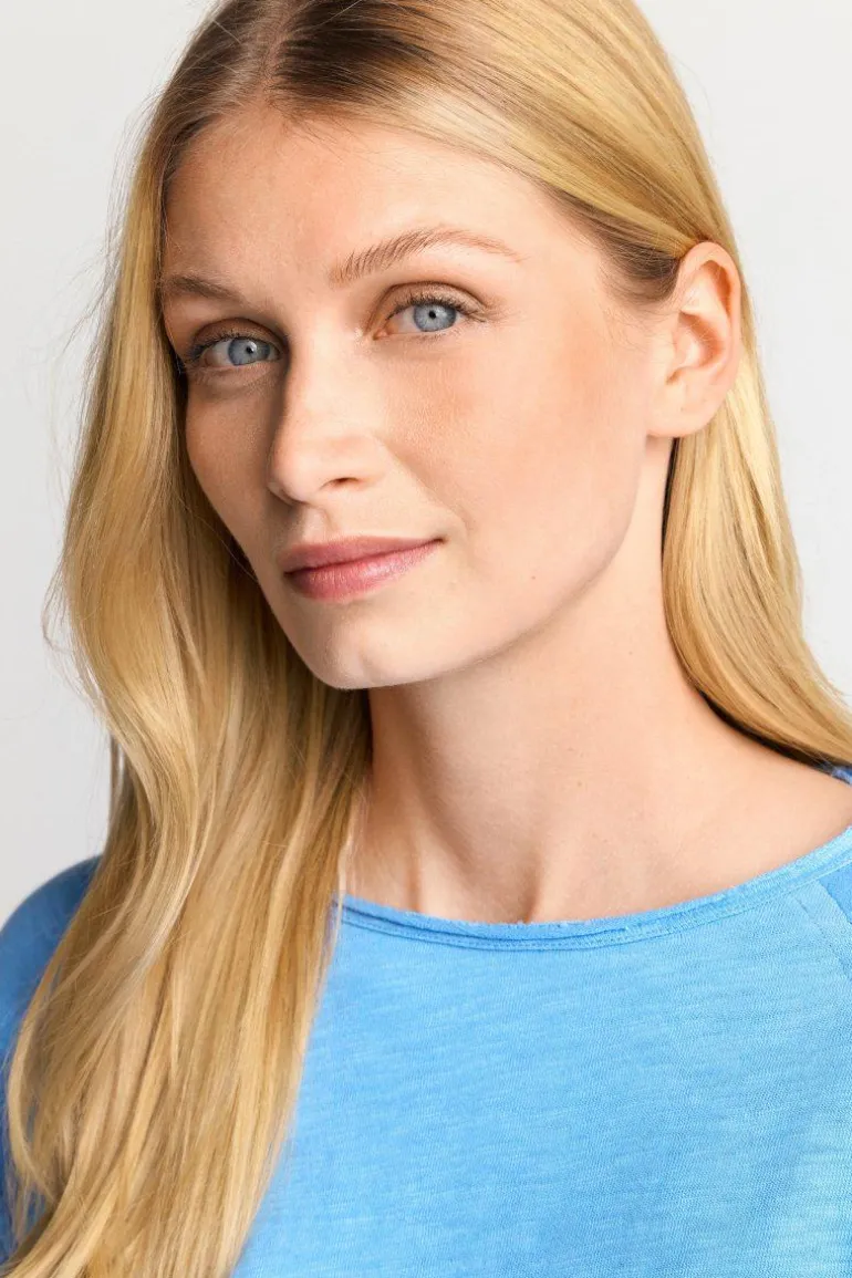 Longsleeve Aus Baumwolle Mit Offenen Kanten