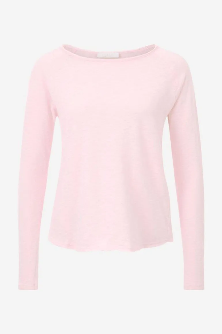 Longsleeve Aus Baumwolle Mit Offenen Kanten