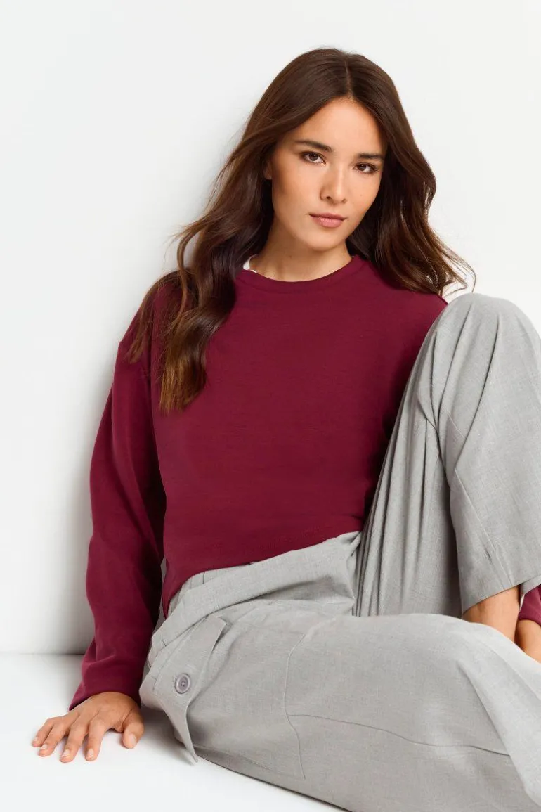 Longsleeve Aus Supersoftem Jersey