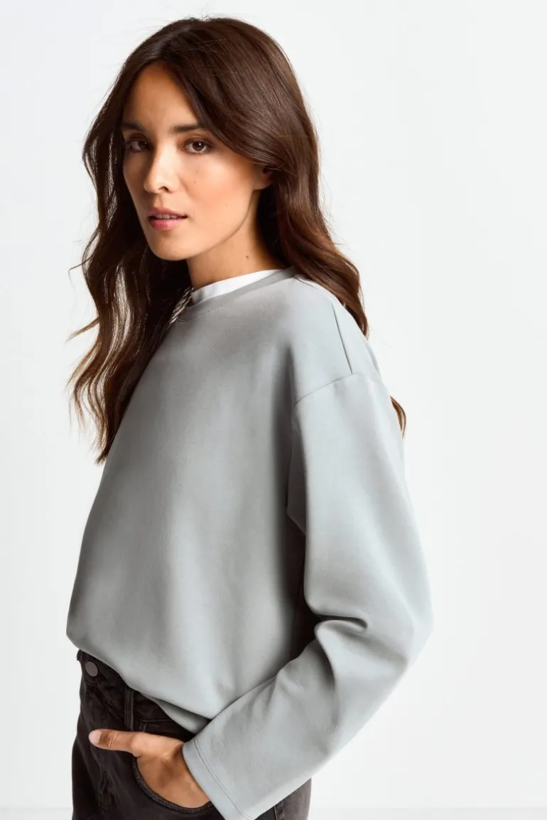 Longsleeve Aus Supersoftem Jersey