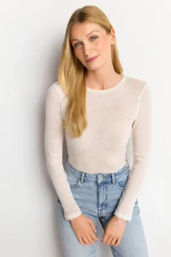 Longsleeve Aus Wollmix