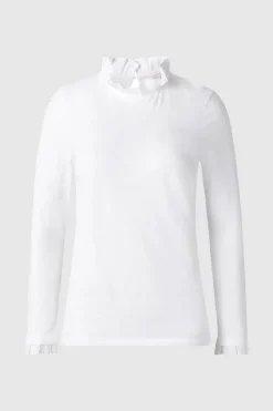 Longsleeve Mit Frill-Kragen