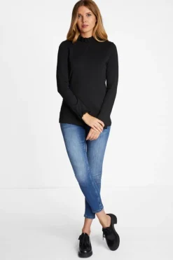 Longsleeve Mit Frill-Kragen
