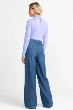 Longsleeve Mit Frill-Kragen