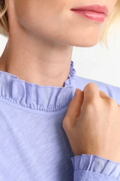 Longsleeve Mit Frill-Kragen