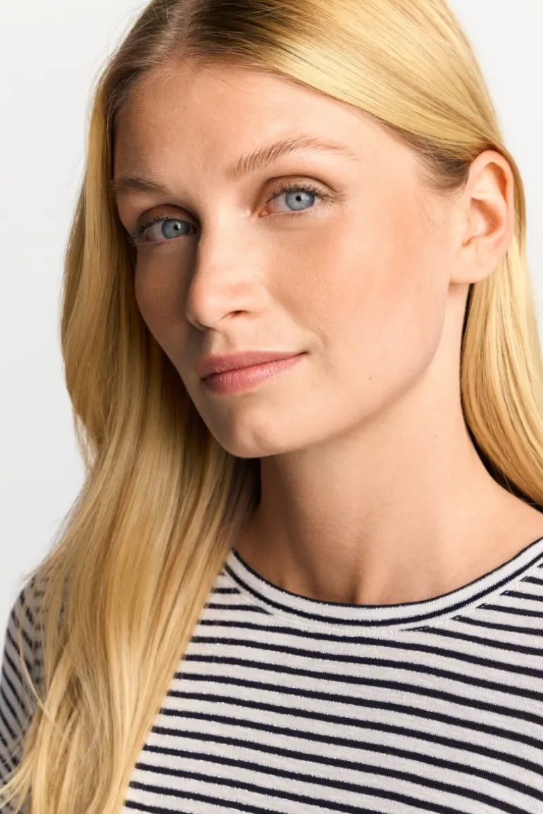 Longsleeve Mit Metallfäden